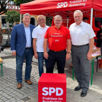 Carsten Träger, Bernhard Schurz, Harry Scheuenstuhl, Klaus Meier